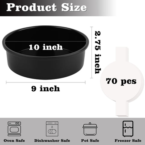 HUAKENER nonstick cake pan for effortless release and cleaner cakes