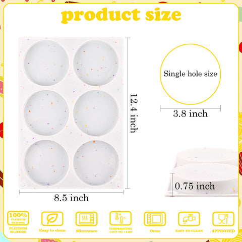 HUAKENER large silicone bake molds provide versatile non-stick baking for savory or sweet.