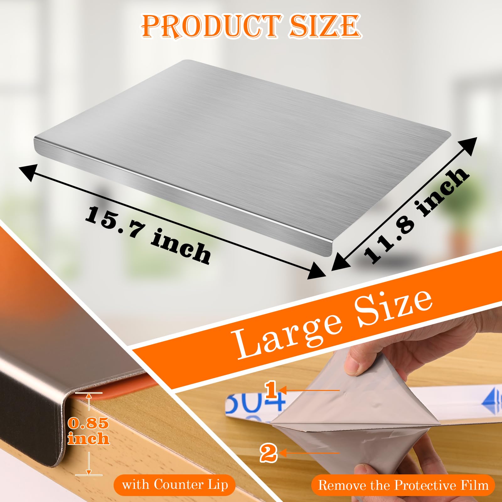 HUAKENER stainless steel surface is easy to clean and dishwasher safe