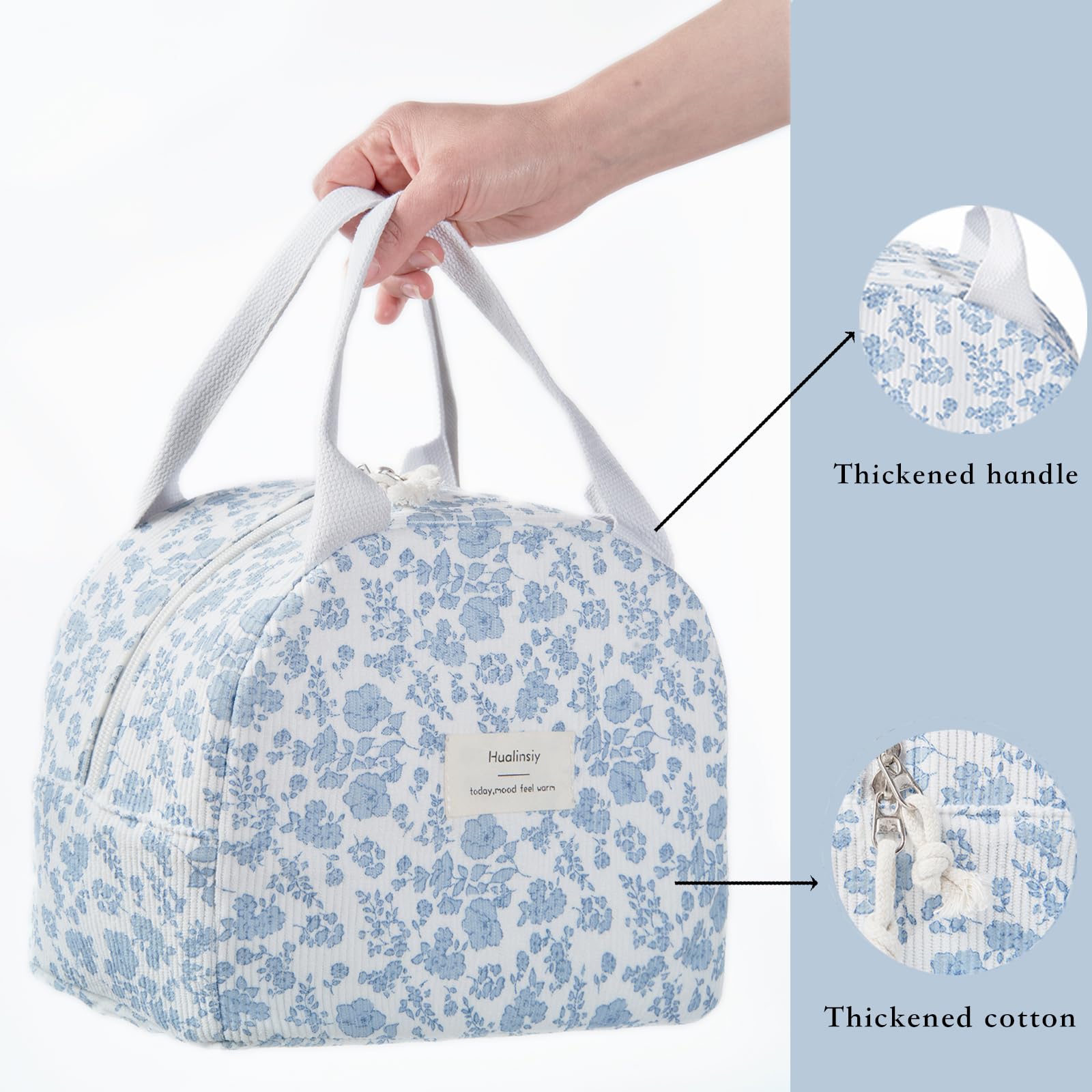 Hualinsyi reinforced zipper detail ensures easy access and durability