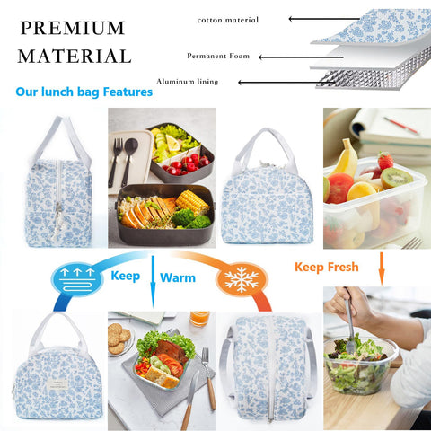 Hualinsyi insulated lining keeps warm or cold meals on the go