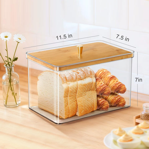 Hudgan breadbox BPA-free container emphasizes safe food storage