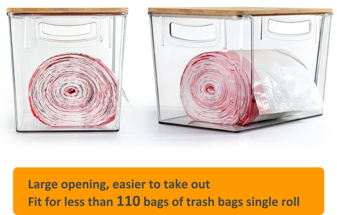 Hudgan versatile bins on countertop or shelves for organized dry goods