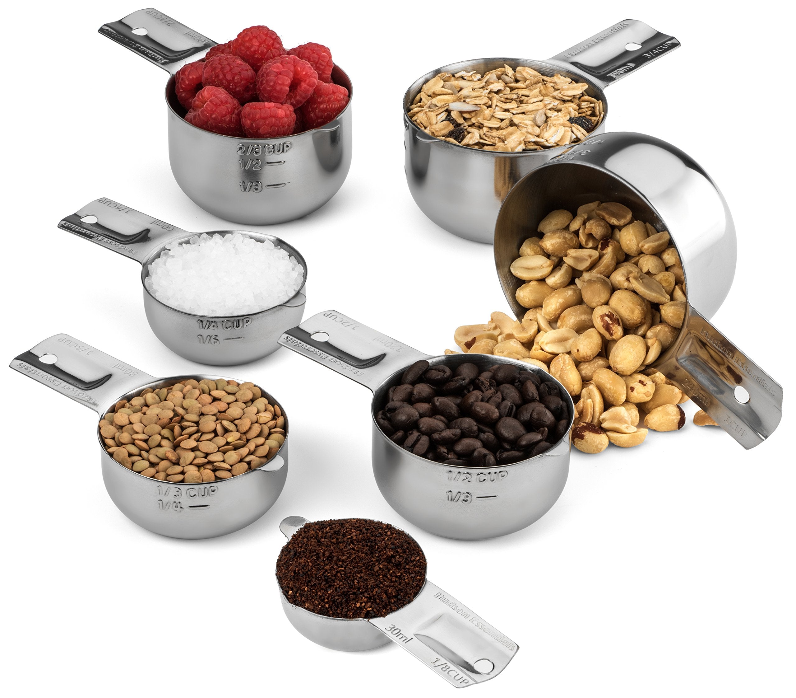 Hudson Essentials dishwasher-safe cups clean up quickly after cooking.