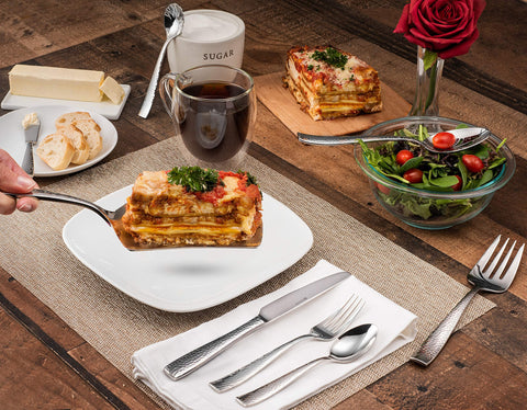 Hudson Essentials heavy-weight utensils with balanced grip for comfortable use