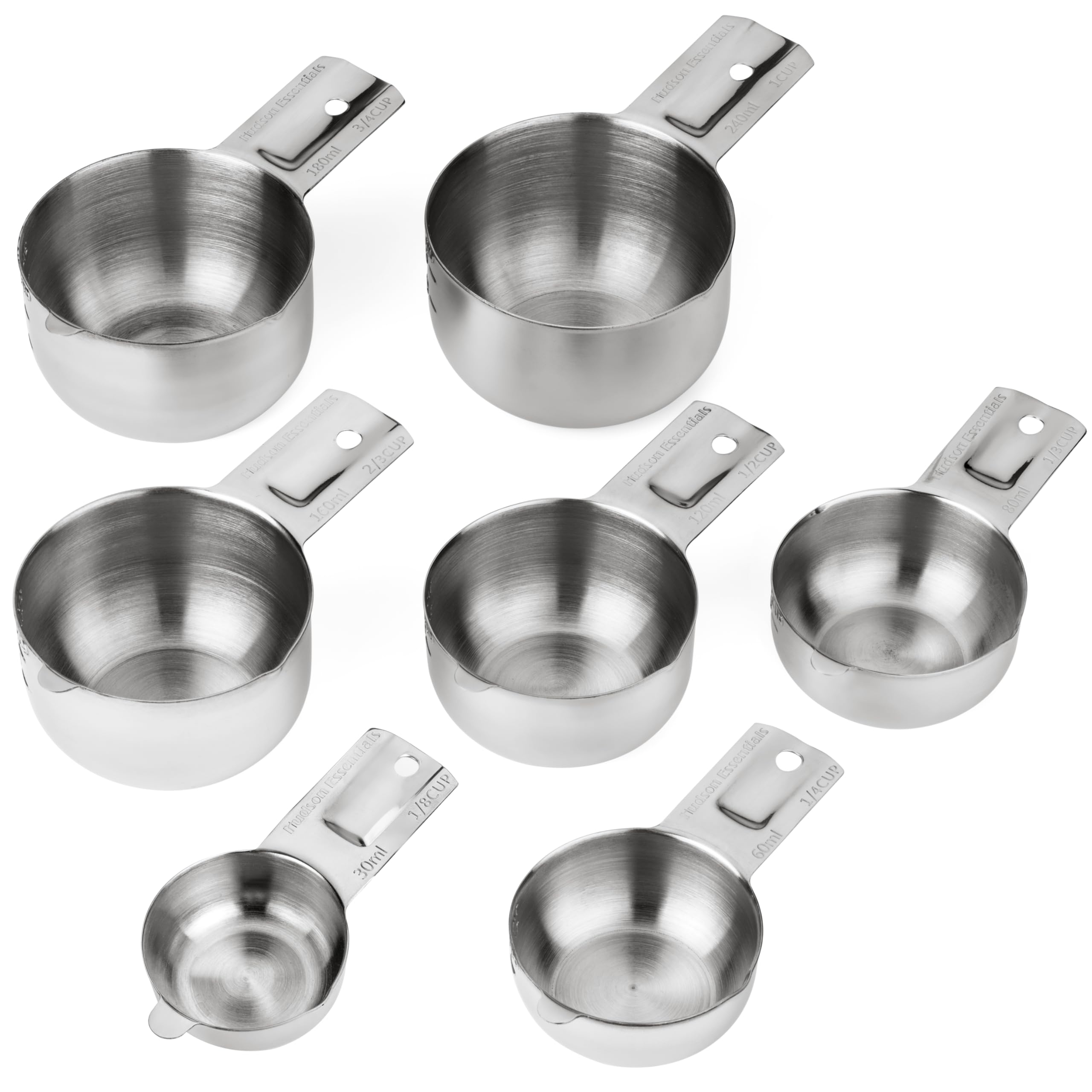 Hudson Essentials nesting cups save drawer space with compact, organized storage.