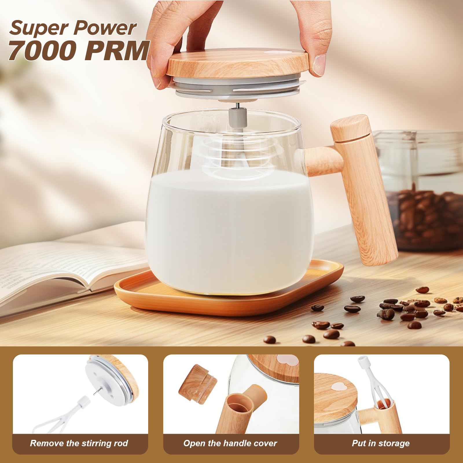 HUFATWINS self stirring mug battery compartment demonstrates simple 2xAAA power setup.