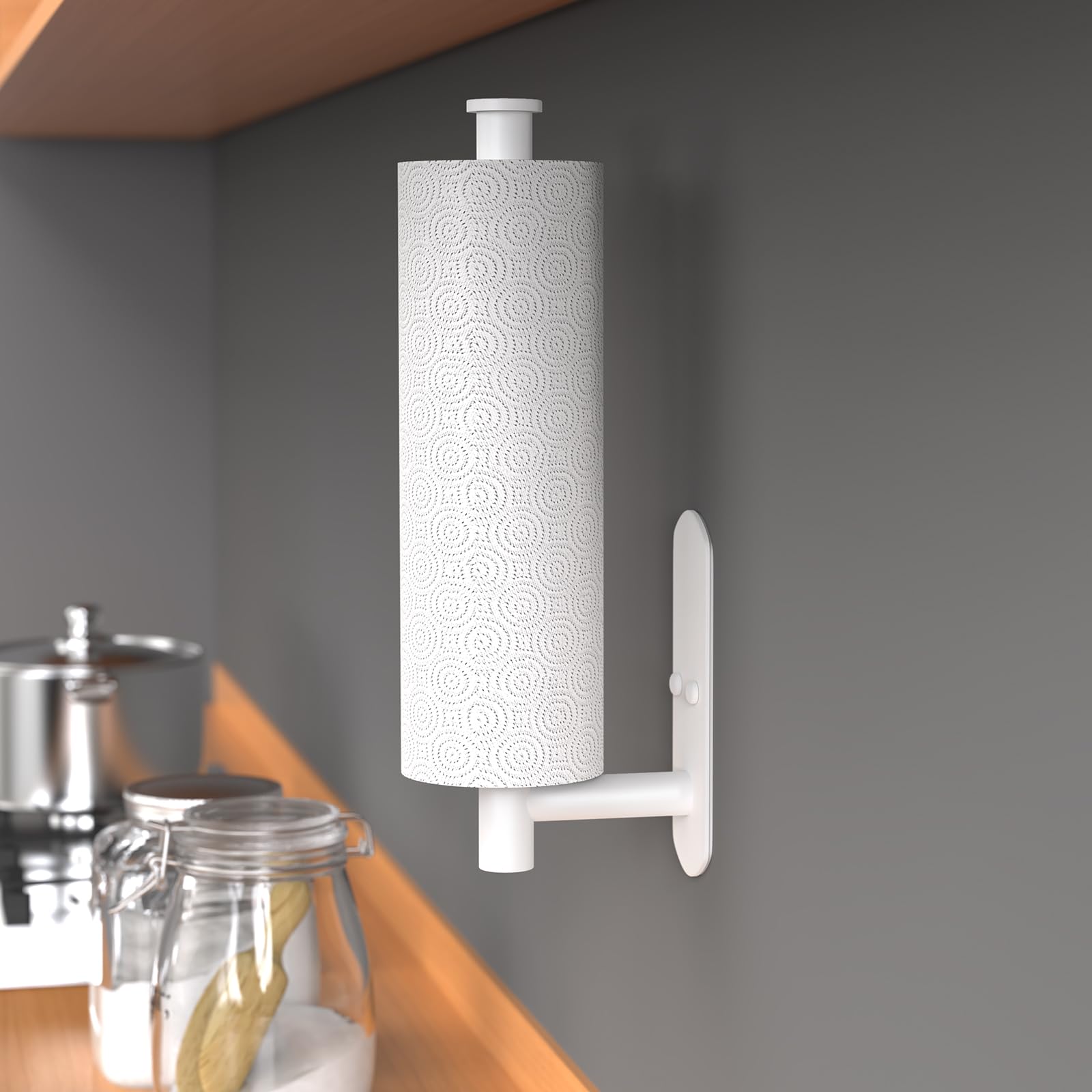 HUFEEOH easy-install option with paste or drill for flexible mounting.