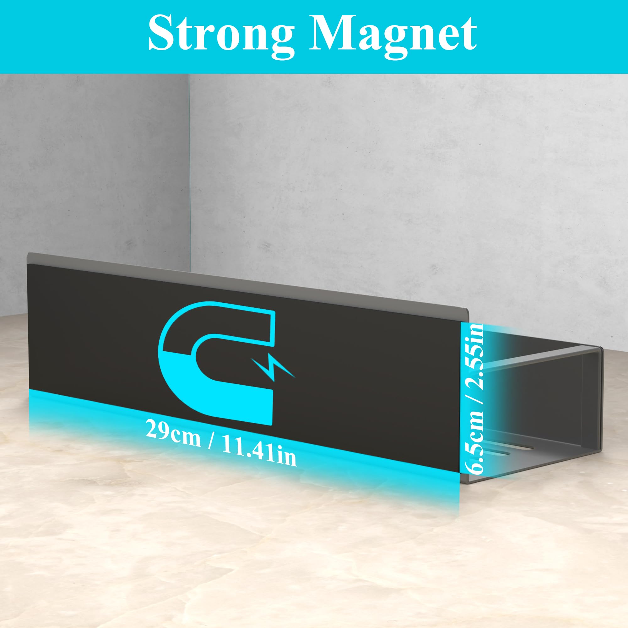 HuggieGems dark gray 4-pack saves kitchen space and clutter.