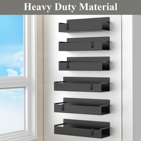 HuggieGems spice rack is easily adjustable for different bottle sizes.