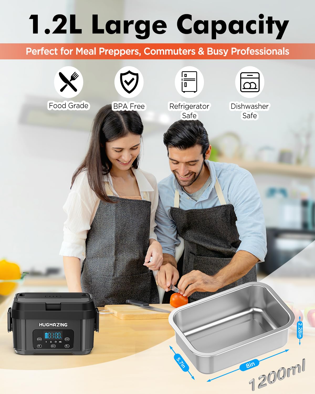 Hugmazing battery-powered heating indicator display demonstrates power status