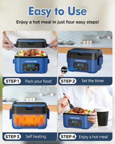 Hugmazing stainless steel containers are dishwasher-safe for easy cleanup.