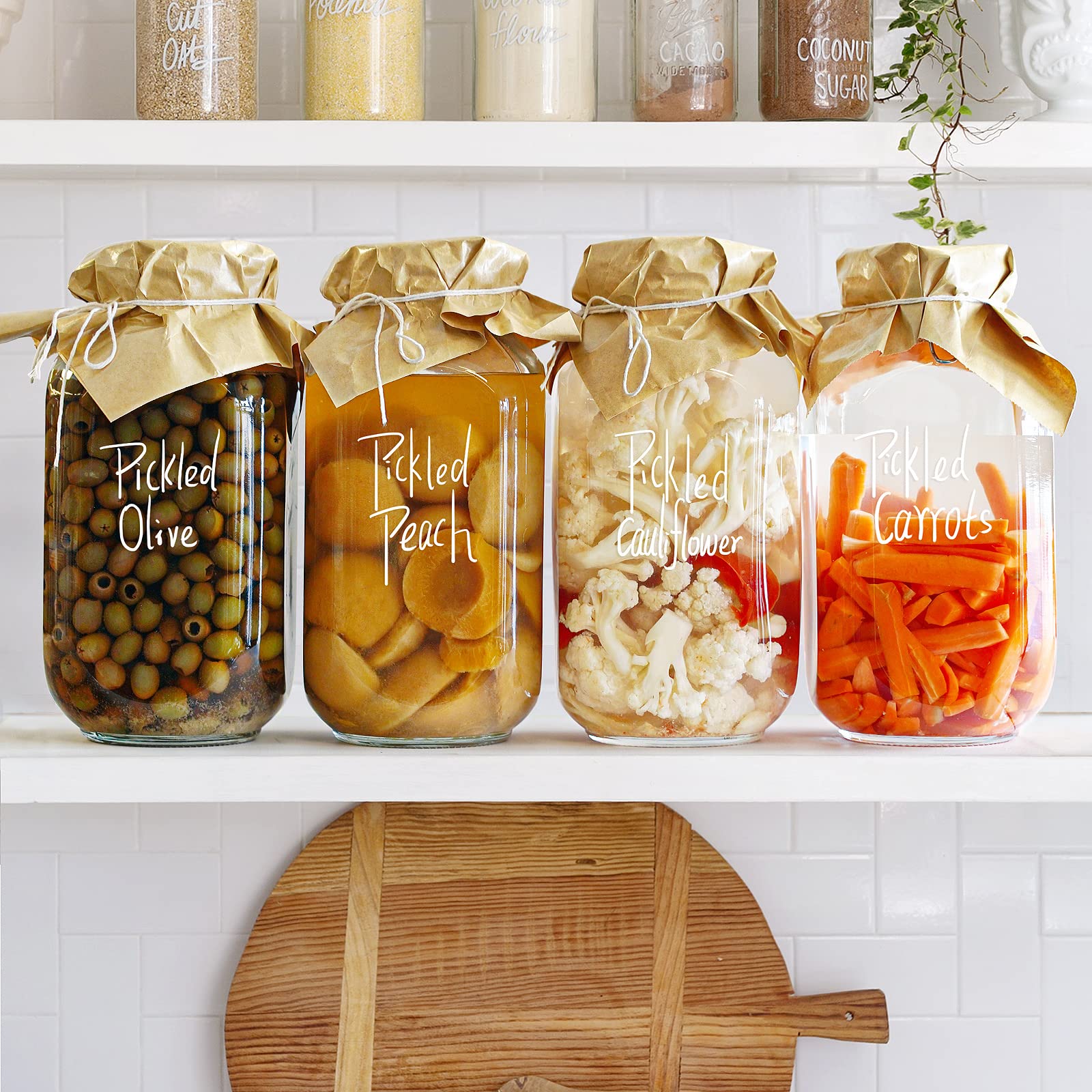 Huichuiero dishwasher-safe glass jars simplify cleaning of pantry staples