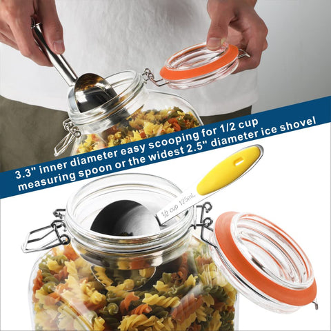 Huichuiero clear see-through design lets you view contents at a glance