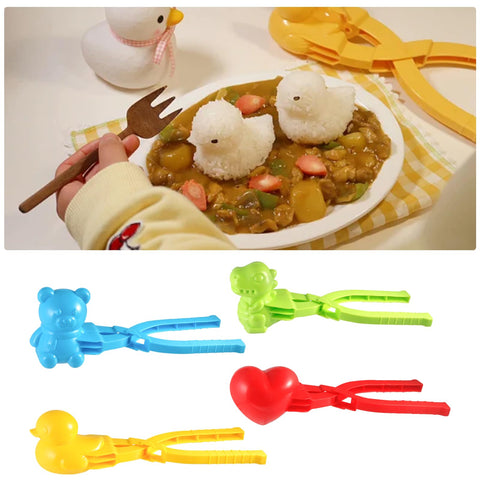 HUIKANGSHENG blue bear rice mold for playful bento meals