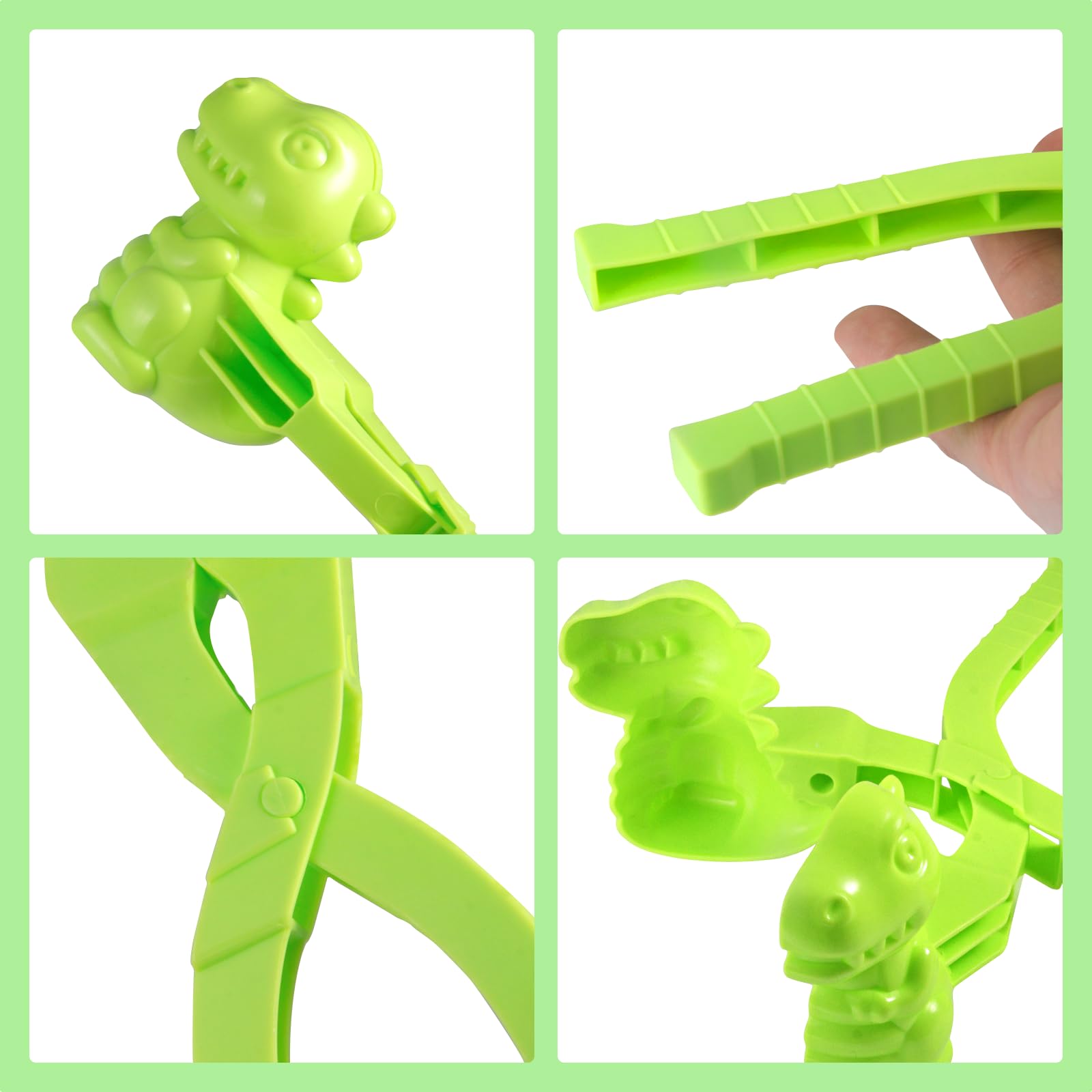 HUIKANGSHENG green dinosaur rice mold for creative plate art