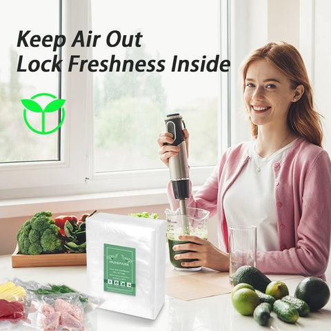 HUISPARK vacuum sealer bags three-sides sealed for reliable sealing