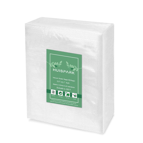 HUISPARK vacuum sealer bags top-open clear design for quick portioning