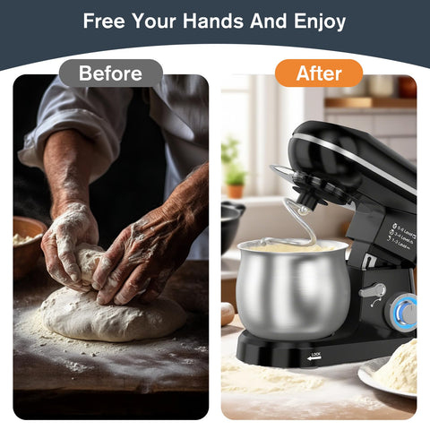 HULAXILOTI stand mixer wire whisk attachment for fluffy whipped toppings.