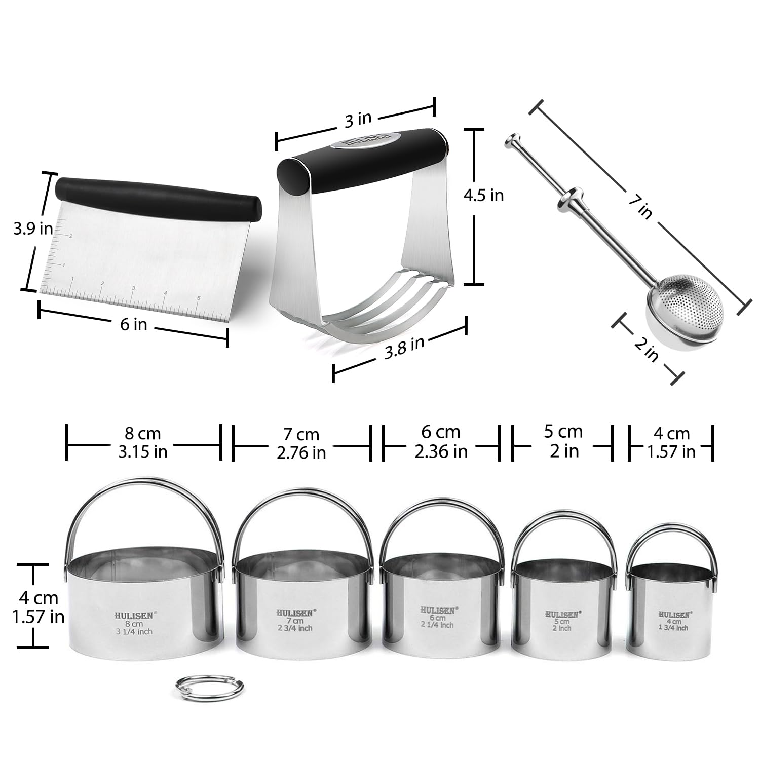 HULISEN gift-ready baking set in attractive packaging