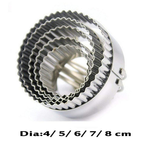 HULISEN round cutters suitable for cookies, donuts, tarts, fondant circles