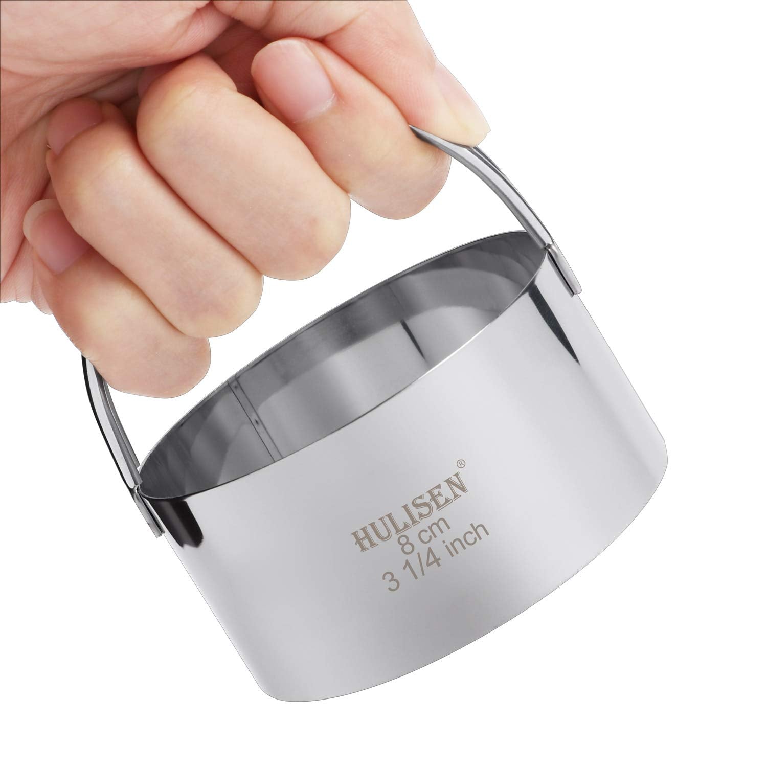 HULISEN 2-inch round cutter ideal for even cookies and fondant