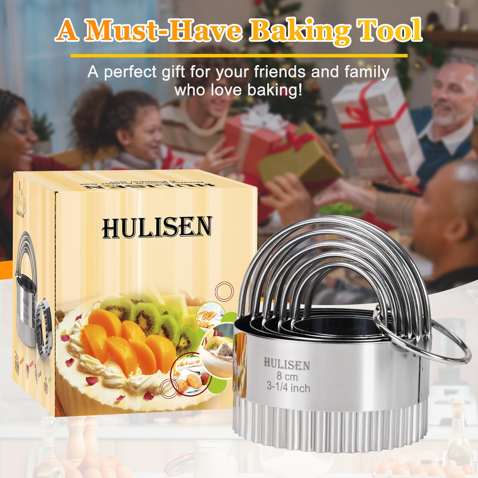 HULISEN compact storage design fits neatly in a kitchen drawer