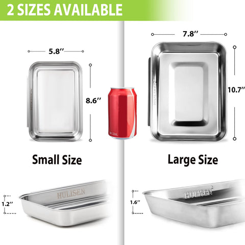 HULISEN dishwasher-safe trays simplify post-cooking cleanup.