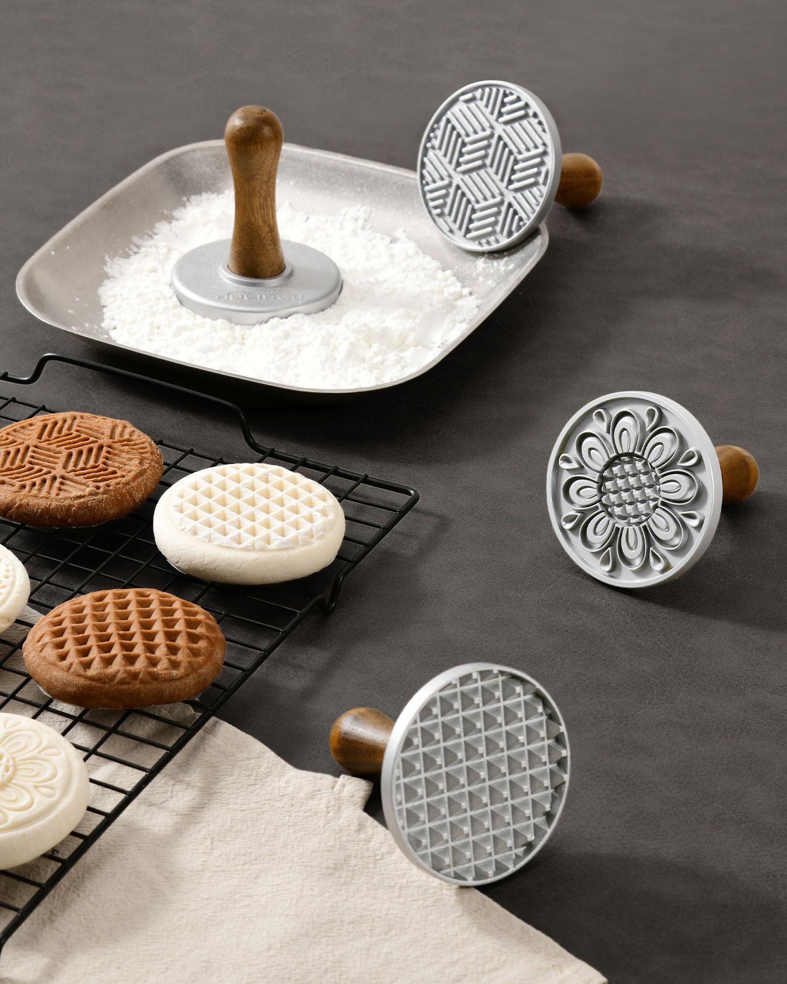 HULISEN cookie stamps dough press simplifies baking sessions