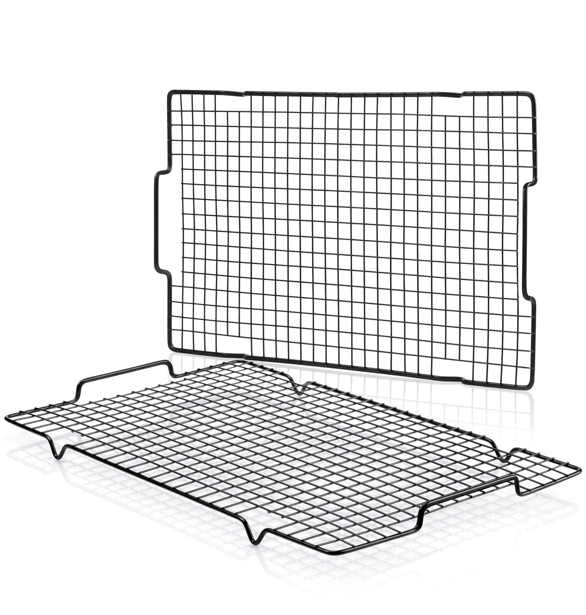 HULISEN cooling rack with dual handles for safe transport while cookies cool.