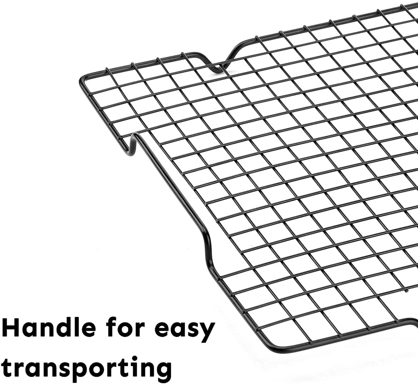 HULISEN cooling rack cleans easily with soap and brush.