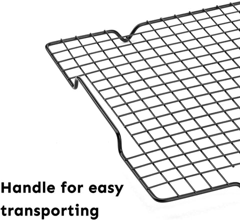 HULISEN cooling rack cleans easily with soap and brush.