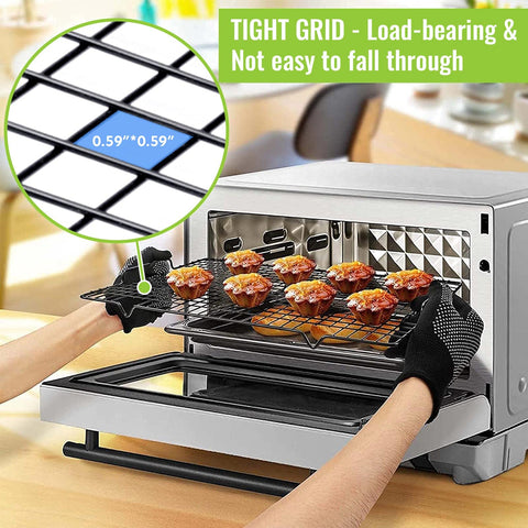 HULISEN wire grid promotes air circulation for even cooling.