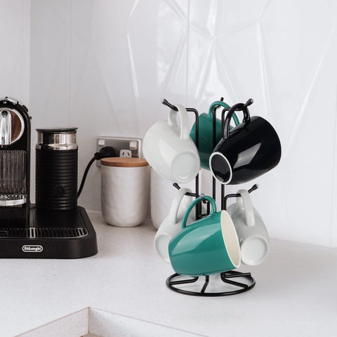 HULISEN Mug Tree is easy to wipe clean and maintain its shine.