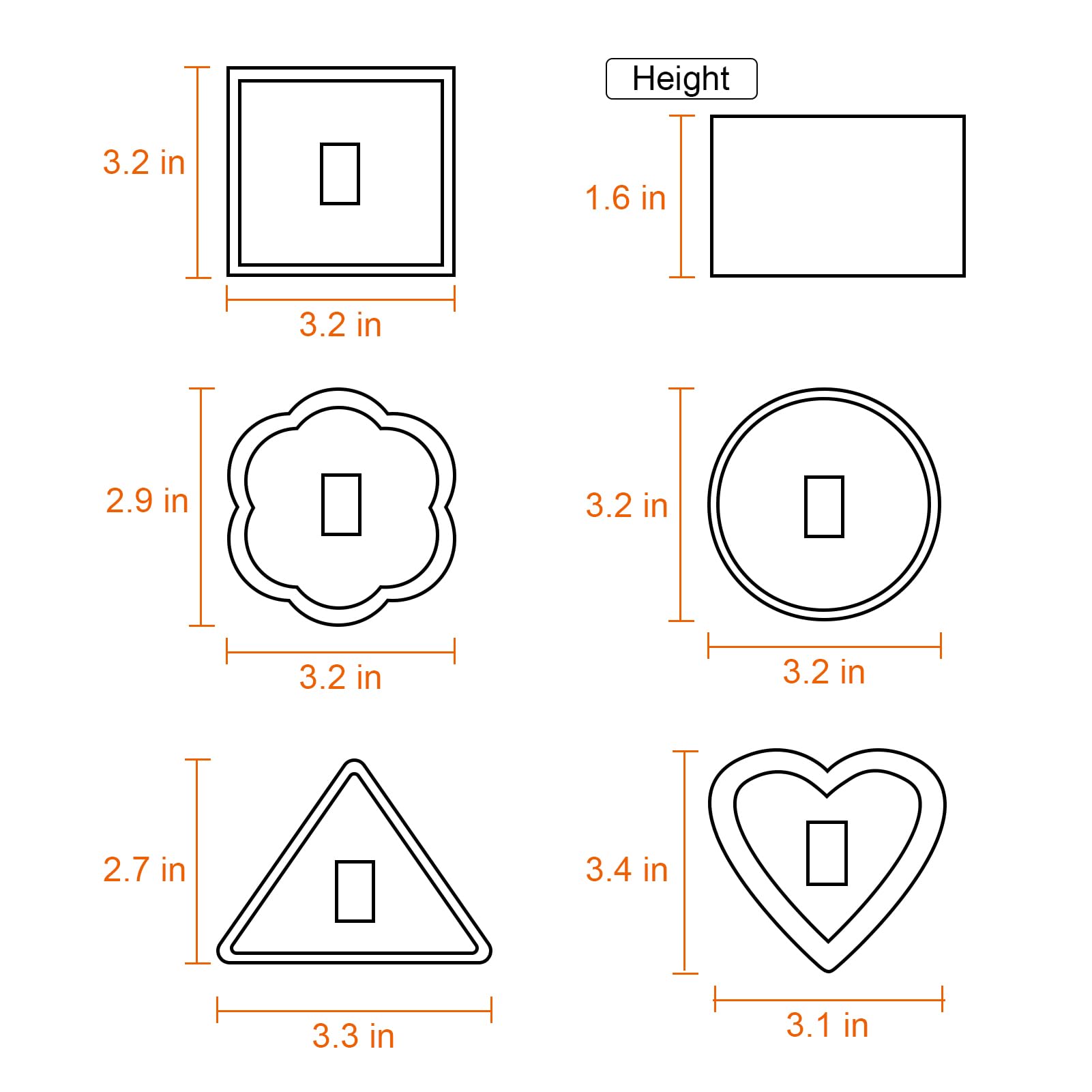 HULISEN press cover for ring mold for clean edges