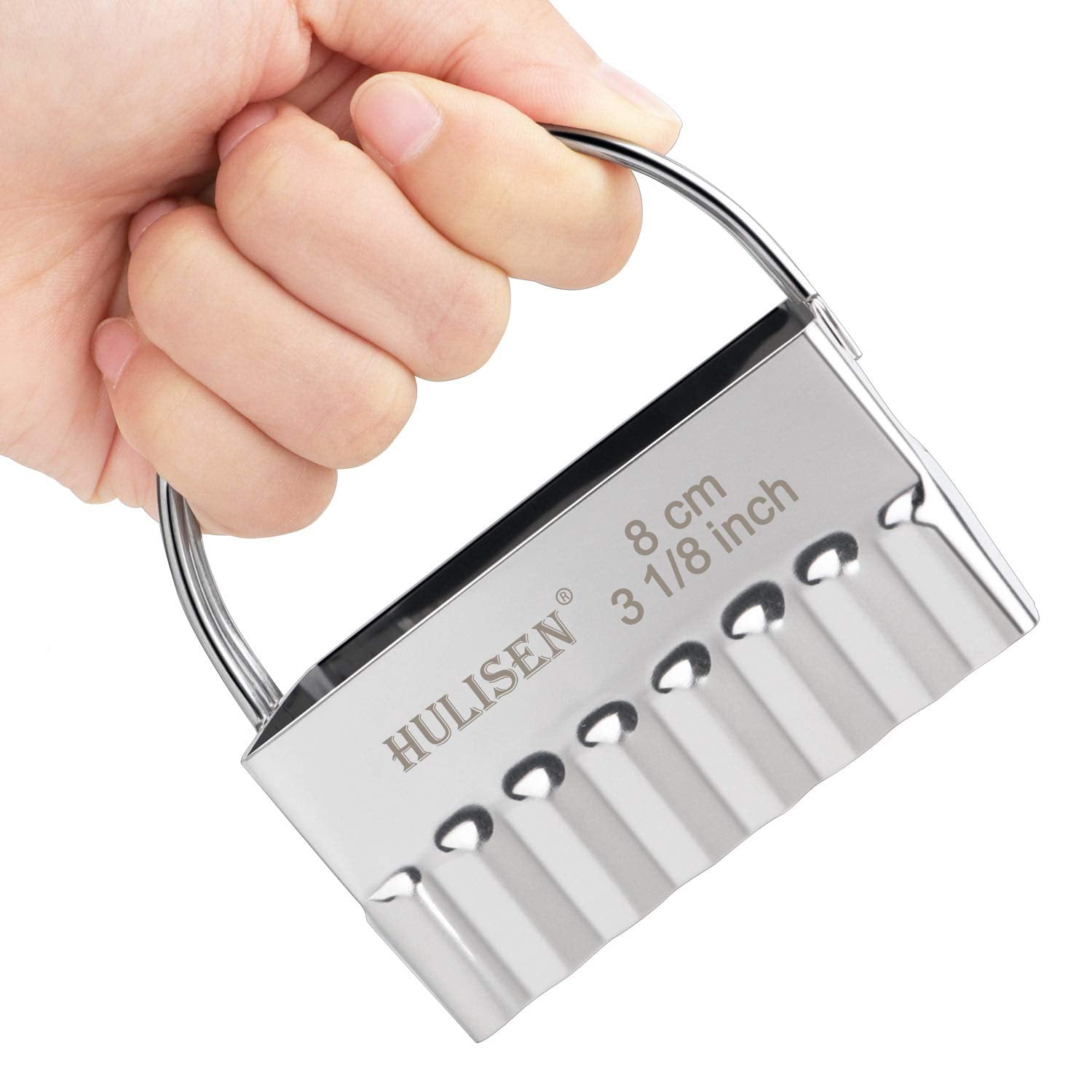 HULISEN stainless steel cutters with arch handles provide comfortable grip.