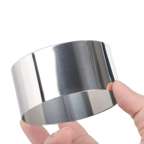 HULISEN stainless steel mold close-up shows smooth edges and durability