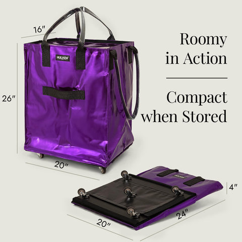 HULKEN ultraviolet bag with unbreakable handles for comfortable carrying.