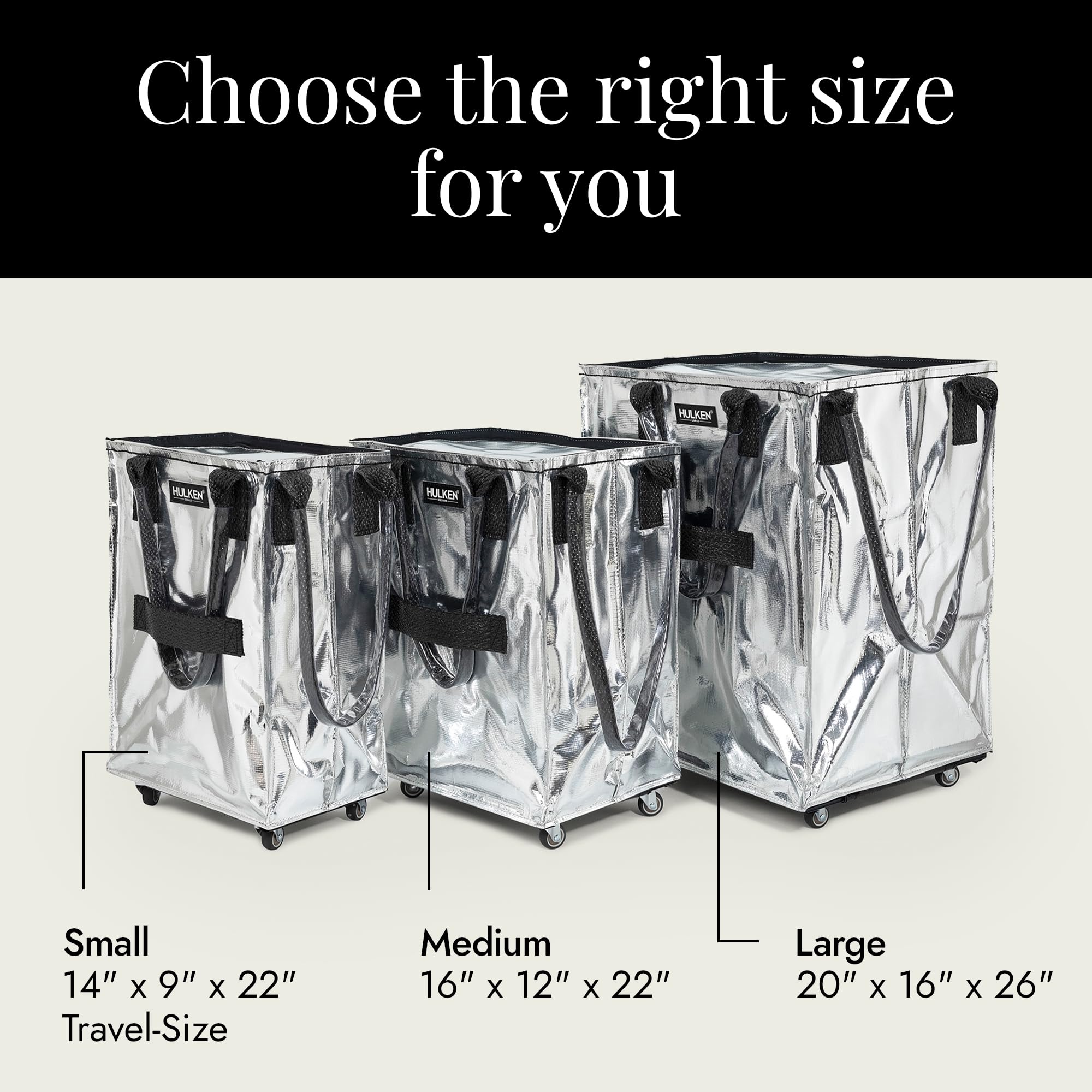 HULKEN lightweight grocery trolley ideal for neighborhood shopping.