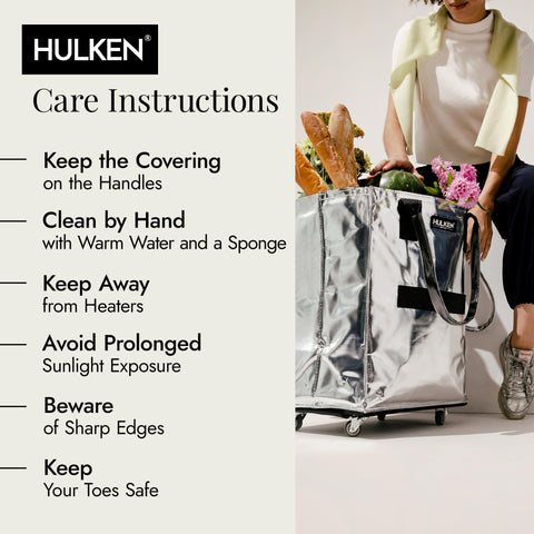 HULKEN water-resistant tote suitable for interior designer on-site use.