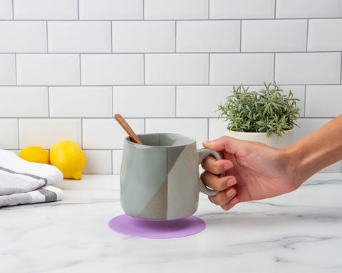 Human Intentions-coaster-trivet-multiuse shows heat resistance and counter protection.