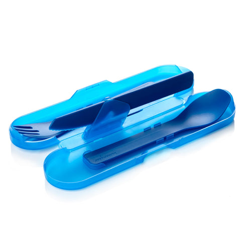 humangear GoBites Trio case keeps utensils compact and clean for travel
