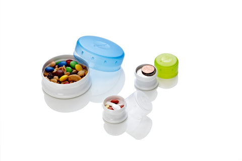 Humangear GoTubb BPA-free material for reusable storage.