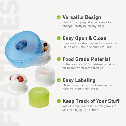 Humangear GoTubb made from FDA food-safe materials for safe storage.