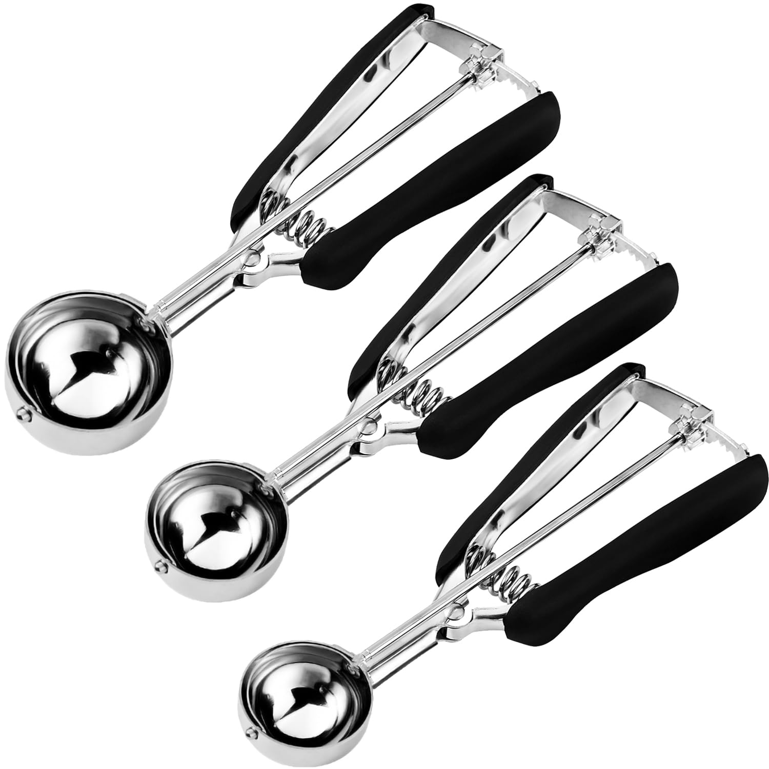 HOMURE H cookie scoop small 1 Tbsp with ergonomic grip for precise dough portions