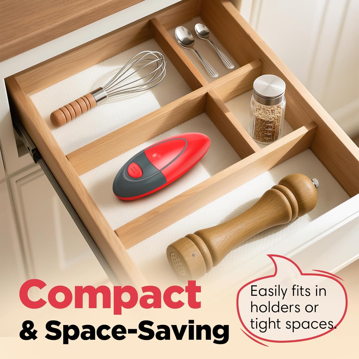 Humutan cordless design keeps counters neat and tangle-free