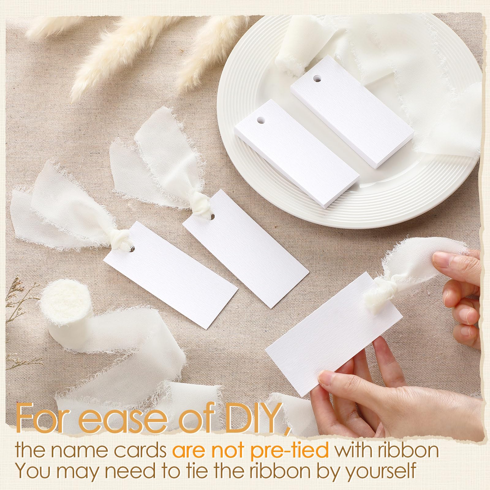 Humyoun writing-friendly name card surface ready for names
