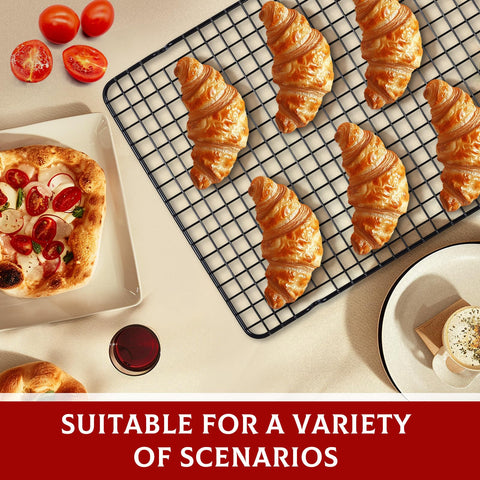 Hunnycook baking sheets feature handles for safe transfer.