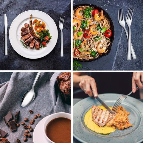 Hunnycook ergonomic handle design provides comfortable grip during meals.