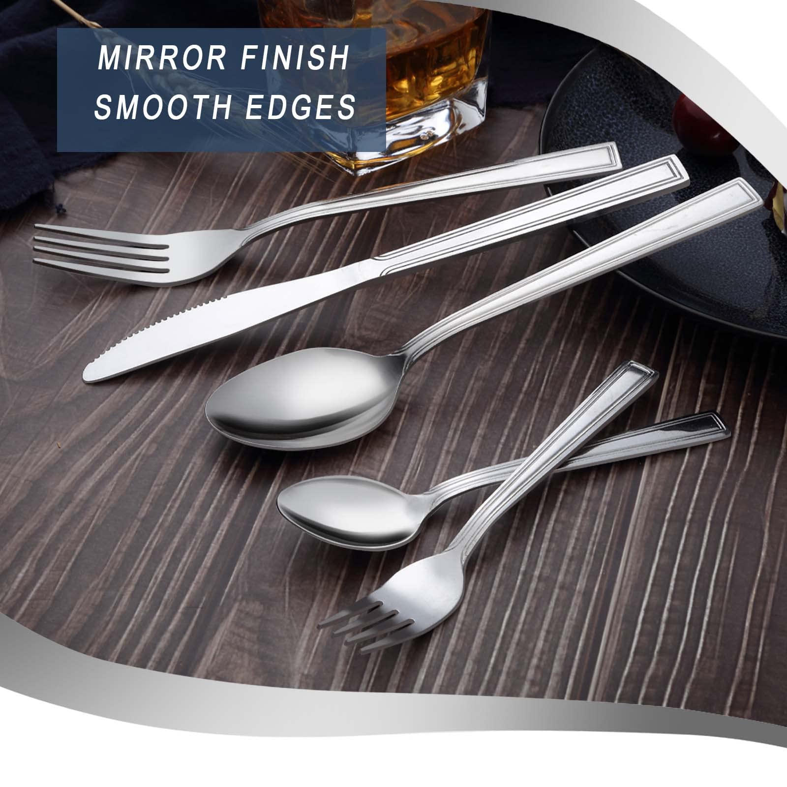 Hunnycook mirror-polished flatware design elevates any table setting.